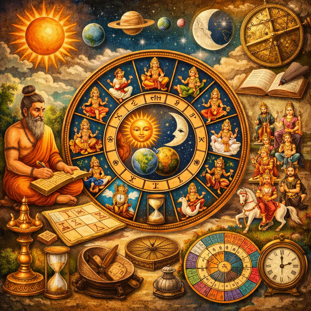 ஜோதிட வாய்பாடு: கால அளவுகள் மற்றும் பாகை-கலை கணக்கீடு